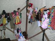 Puppets in booth - Photo by Elisabeth den Otter