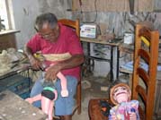 Zé Lopes in his workshop - Photo by Elisabeth den Otter