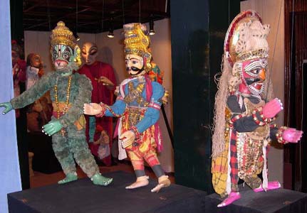 Stringpuppets from Karnataka - From the collection of the Sangeet Natak Akademi, New Delhi - Photo: Elisabeth den Otter, 2003 © 