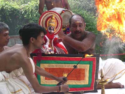 Glovepuppets from Kerala - Photo: Elisabeth den Otter, 2003 ©