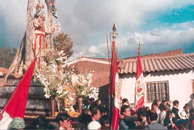 Icon during procession  (Photograph: E. den Otter)